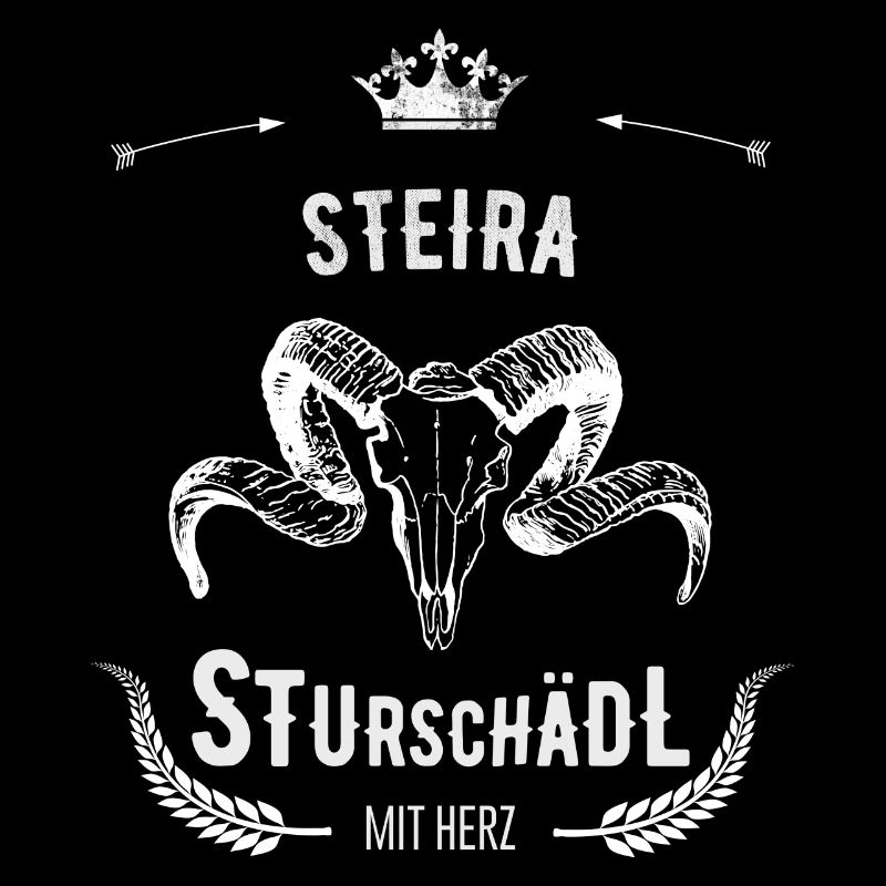 Styrie Steira Styrie avec cœur Bock Spruch