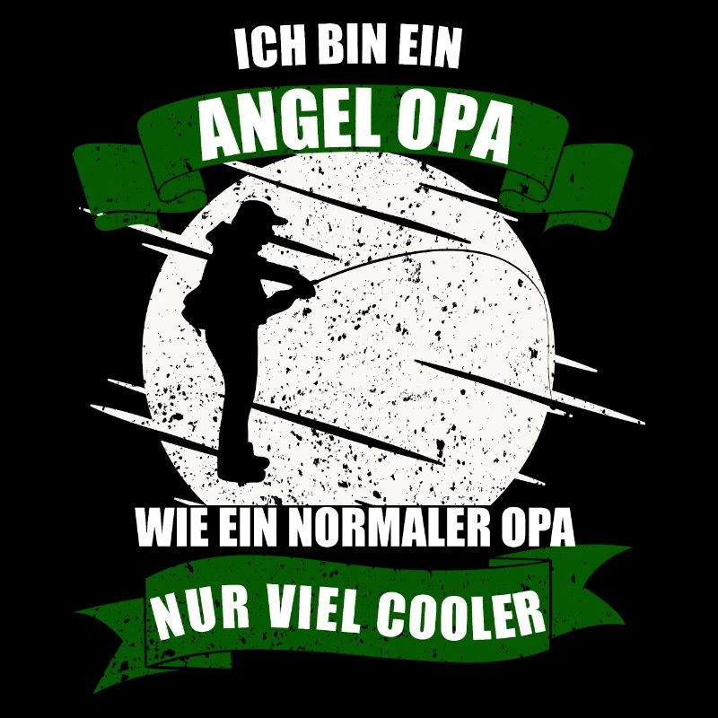 Angel Opa Angler Geschenkidee