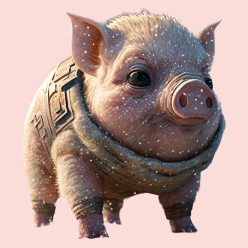 Cochon de l’espace doux