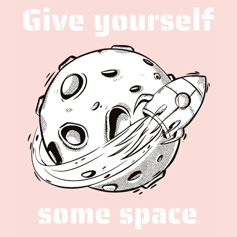 Give Yourself Some Space Retro Outer Space Designs