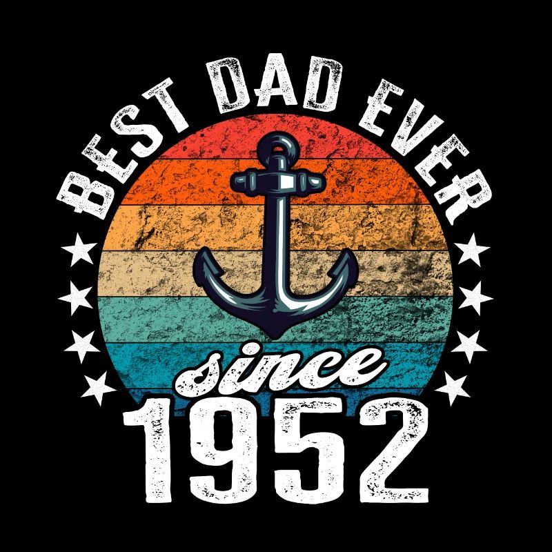 Bester Papa der Welt seit 1952 Anker