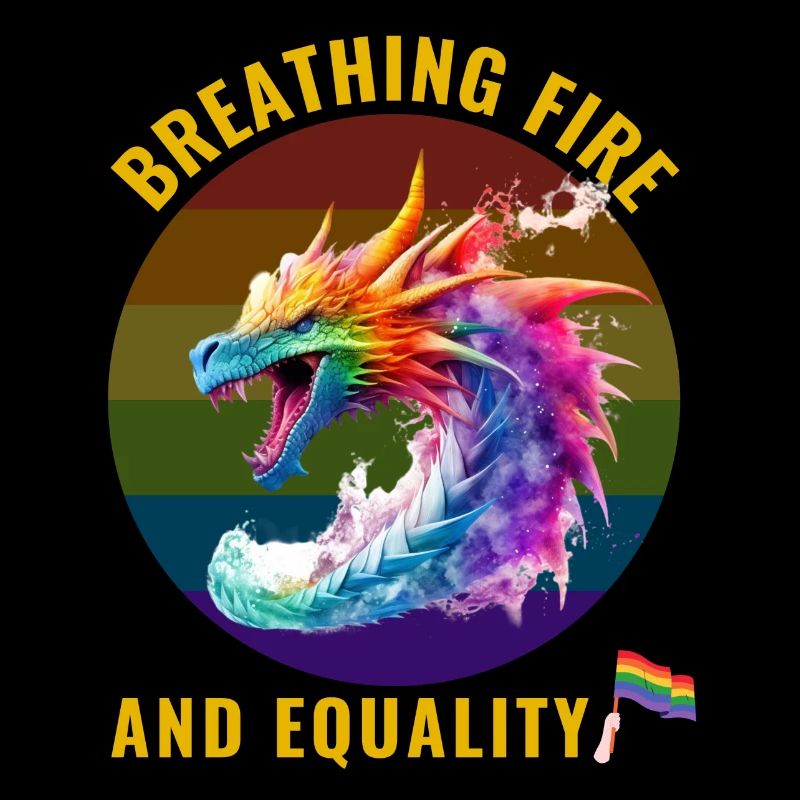 Gay pride - Breathing fire and equality
