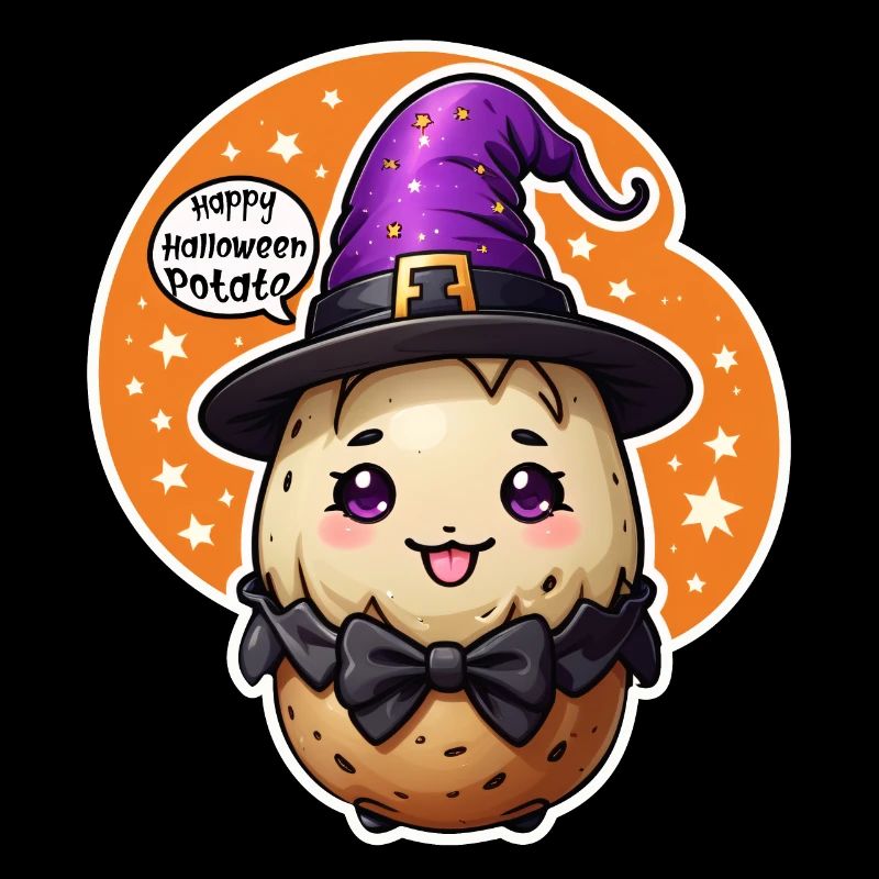 Joyeuse pomme de terre d’Halloween