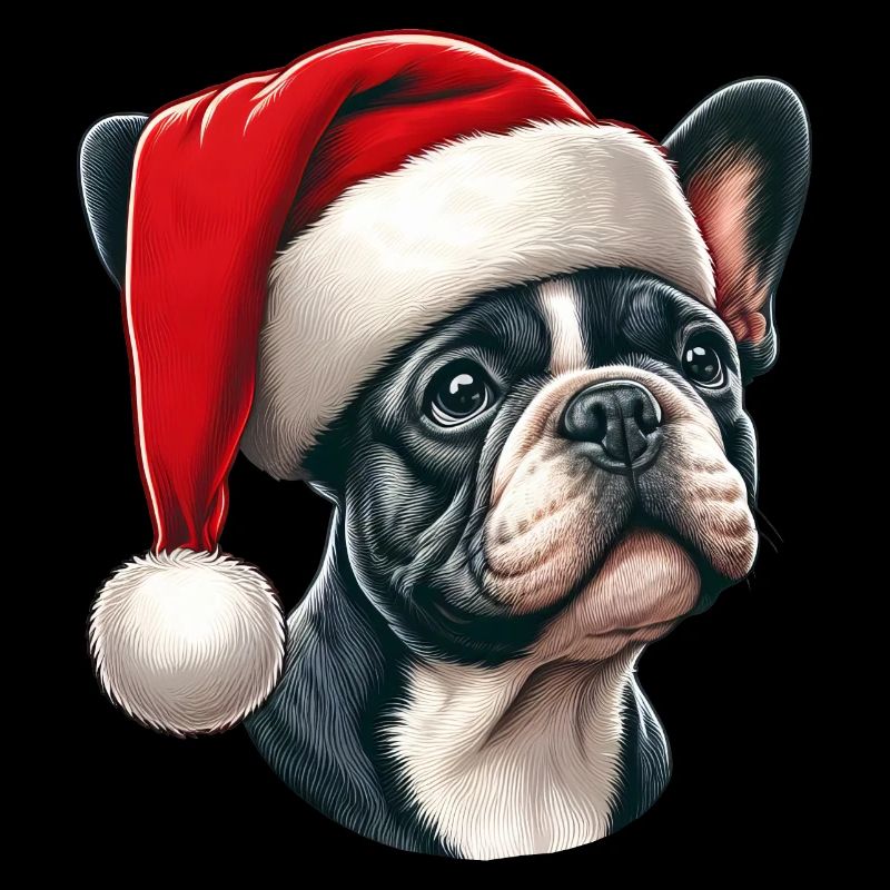 Frenchie Der Weihnachtsmann