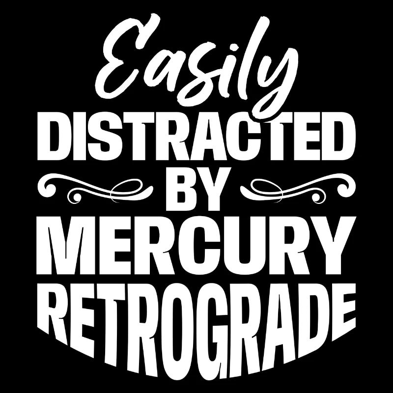 Facilement distrait par l’astrologie rétrograde de Mercure