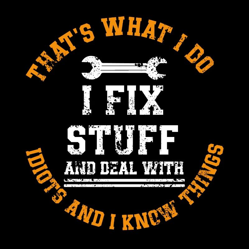 Car mechanic mechatronics technician screwdriver sayings
