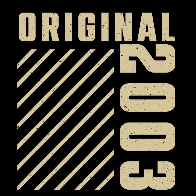 Original 2003 Authentisch 2003 Vintage Bursdag