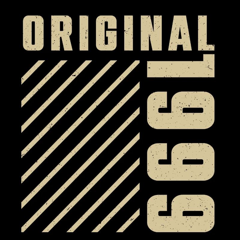 Original 1999 Authentic 1999 Vintage Bursdag