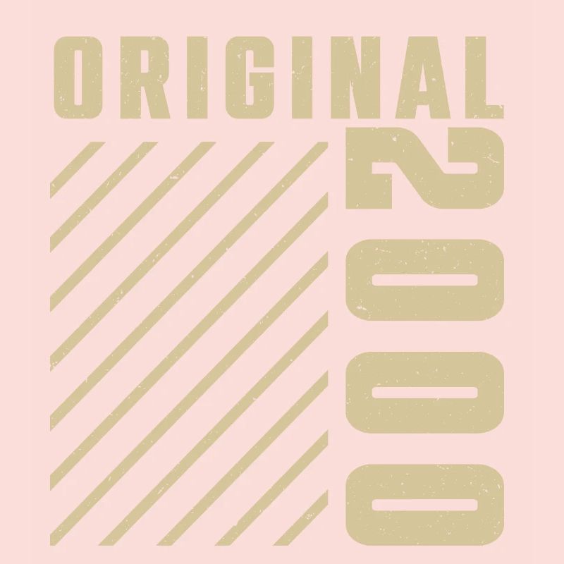 Original 2000 Authentic 2000 Vintage Bursdag