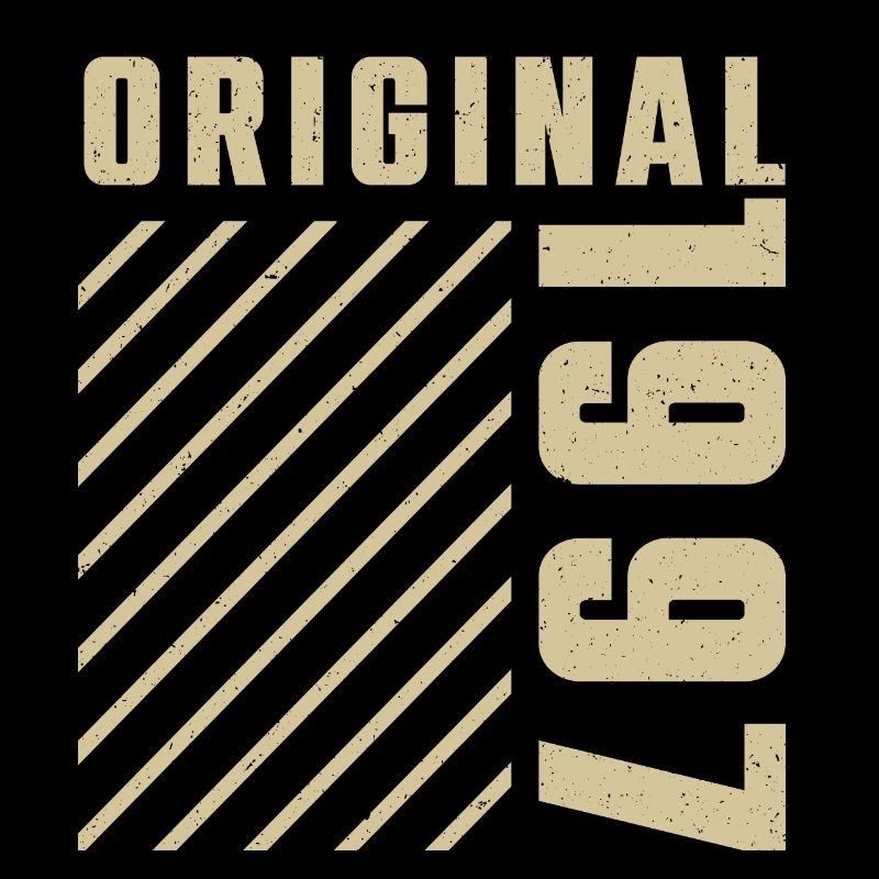 Original 1997 Authentic 1997 Vintage Bursdag
