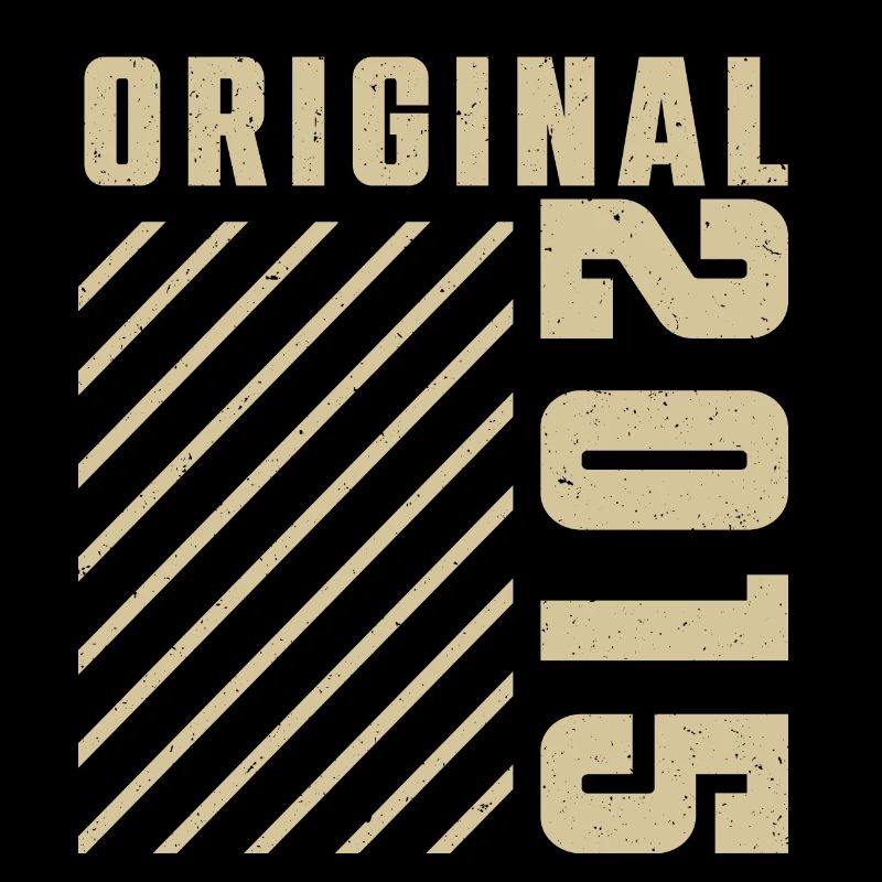 Originale 2015 Autentico 2015 Vintage Bursdag