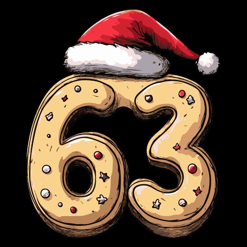 Biscuit de Noël à 63 chiffres