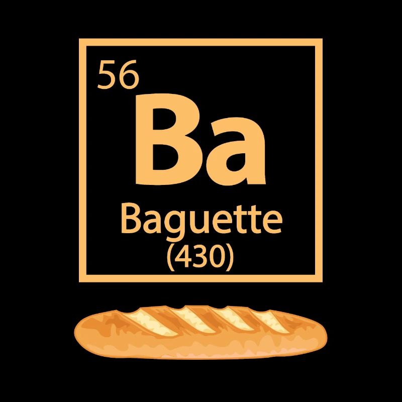 Baguette Element Funny Periodic Table