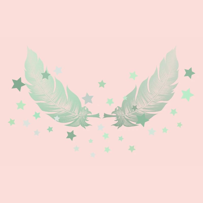 Two feathers