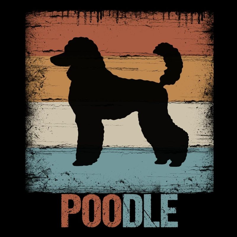 Pudel Poodle Hund Geschenk