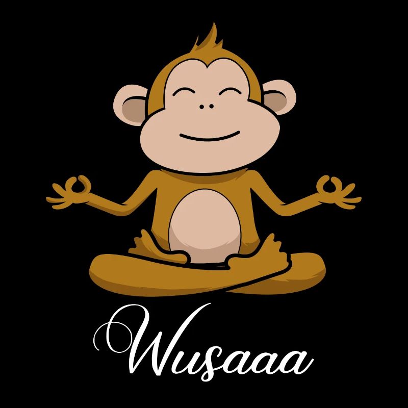 Auszeit Durchatmen Wusaaa Affe