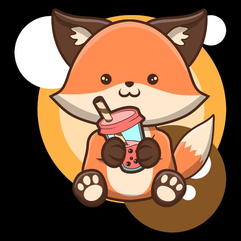 Fox and Bubble Tea