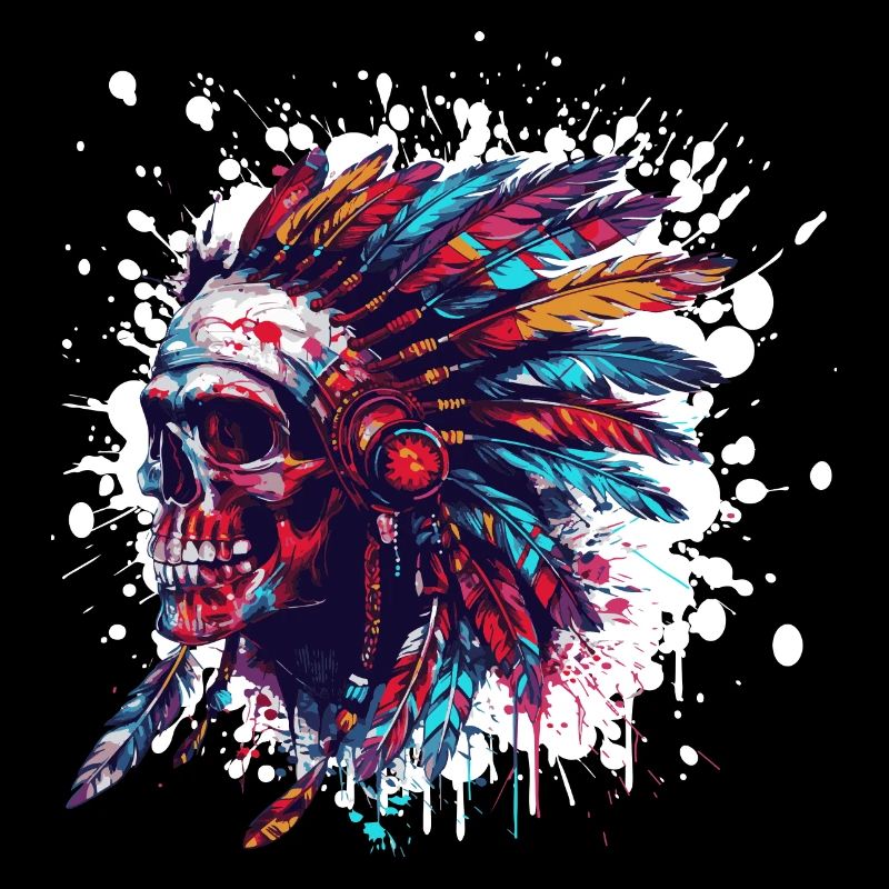 Indian Chief Skull