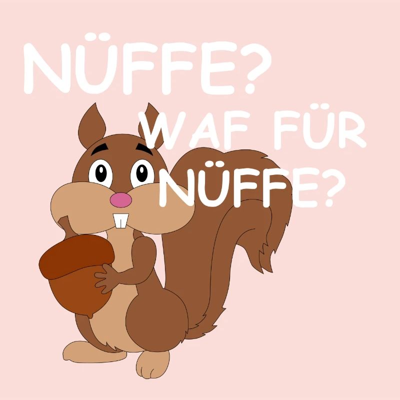 NÜFFE? Eichhörnchen Nüsse Geschenk Comic