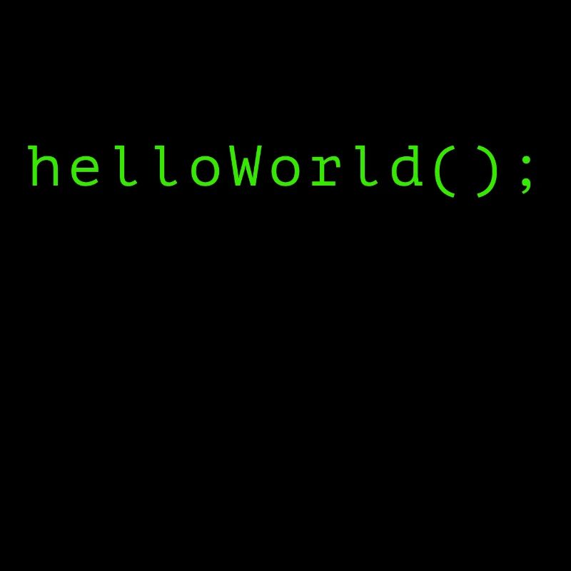 Code de programme HelloWorld Codage Informatik