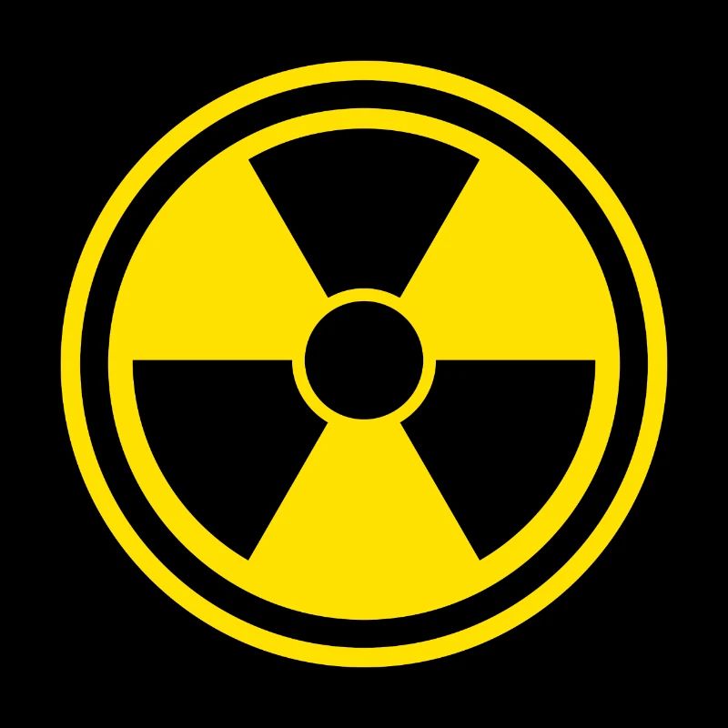 Warnschild Nuclear