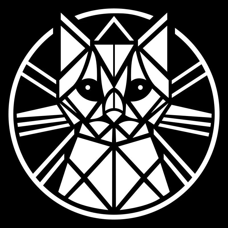 Artéfact de conception créative de chat