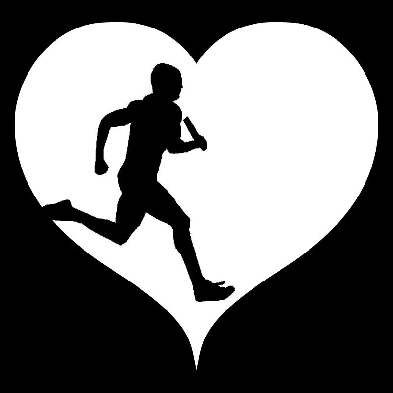 Athlétisme athlète course de relais en cours d'exécution