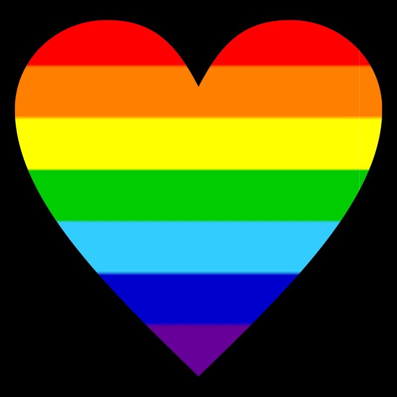 Herz Regenbogen Farben bunt