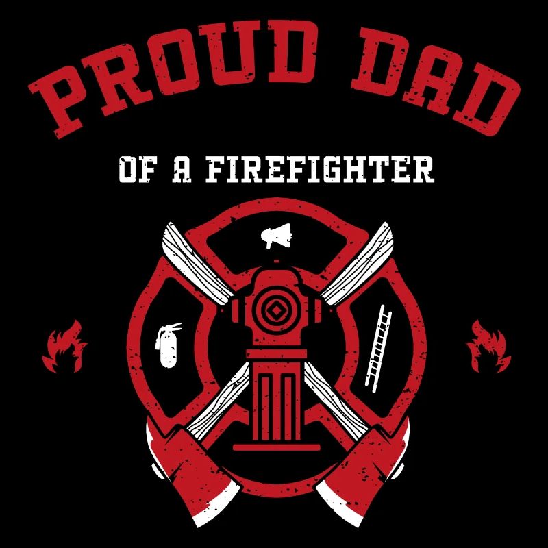 Fier papa d’un pompier