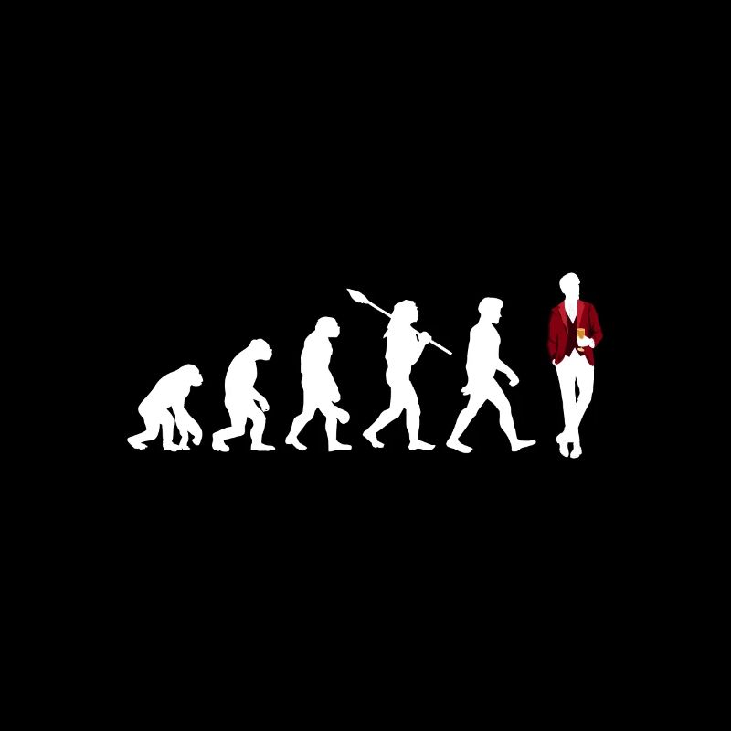 Evolution des Weintrinker