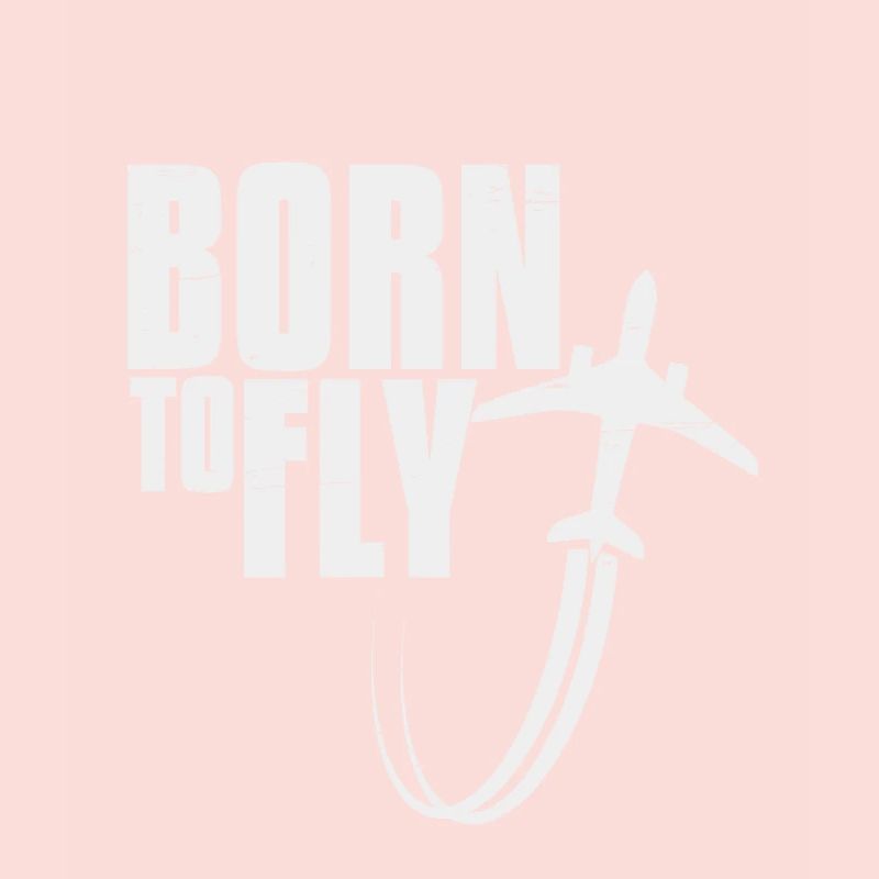 Born to fly gliding plane pilot