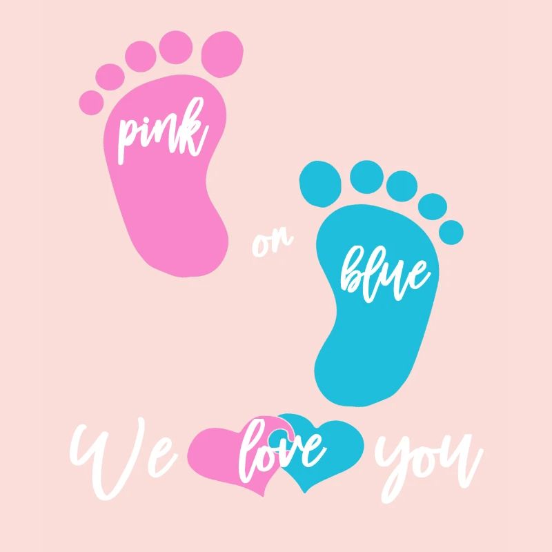 Pink or Blue Mädchen oder Junge