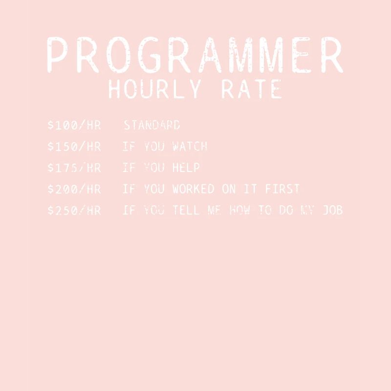 Salaire horaire du programmeur