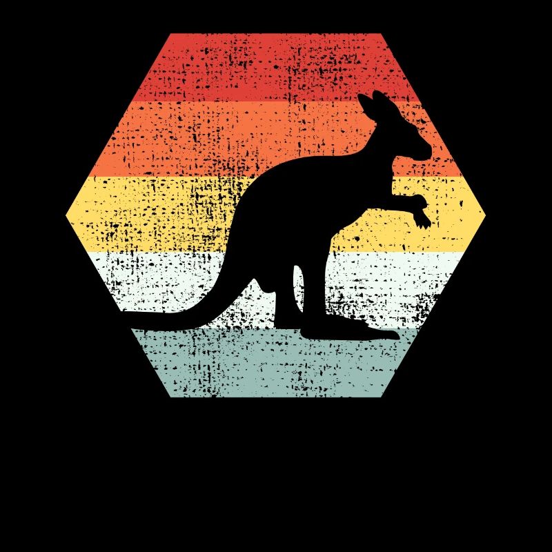 Känguru australisches nationales Tier