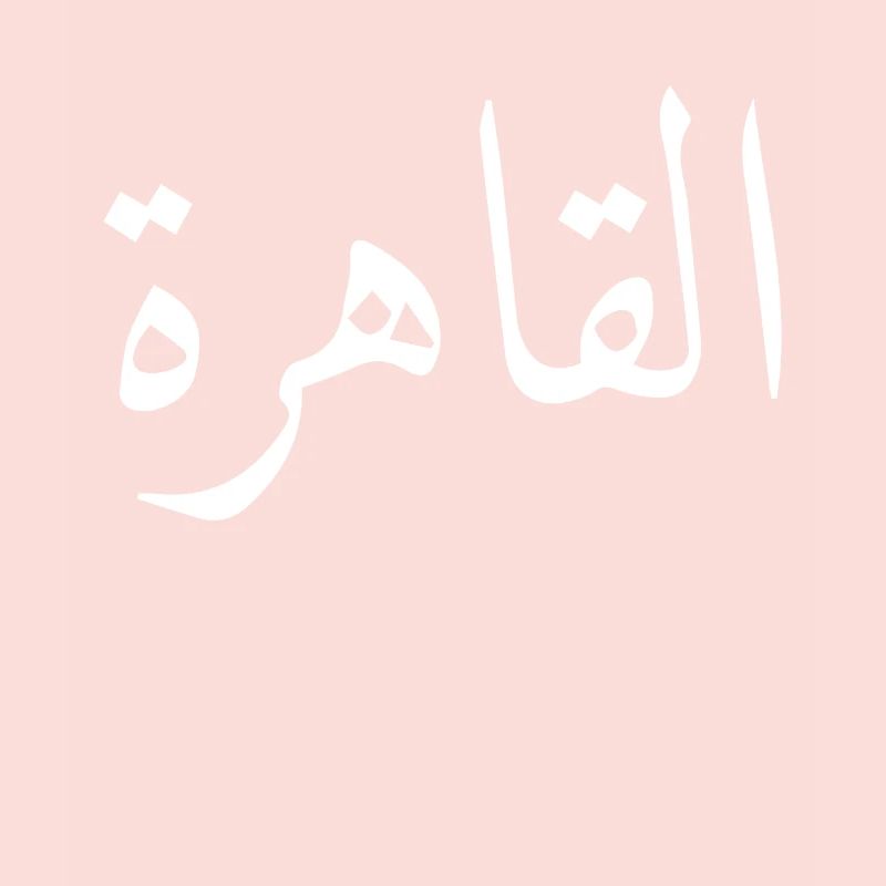Egypt Arabic Script Cairo