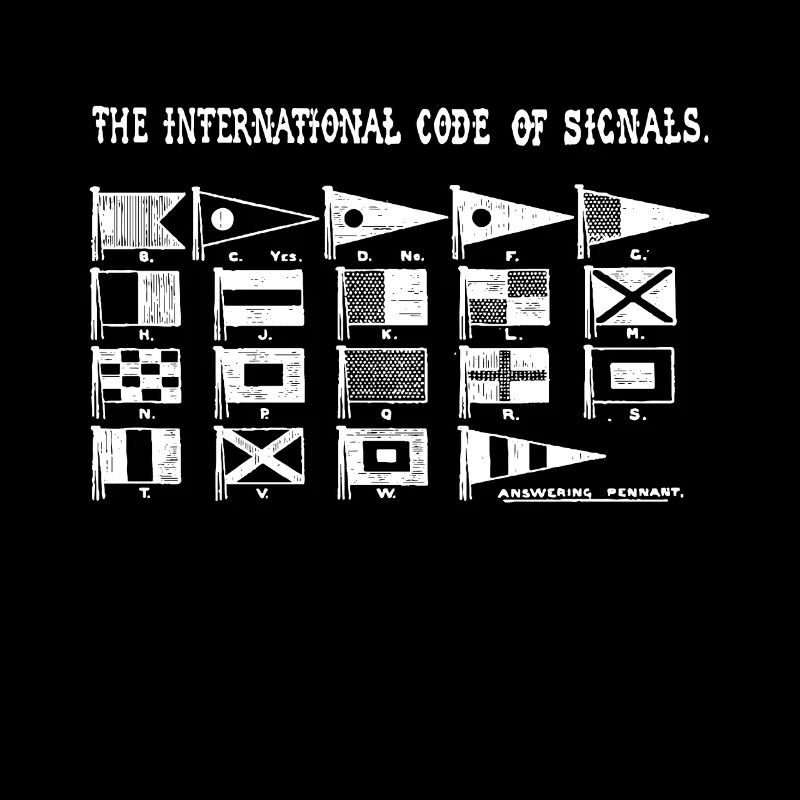Signal Flagge Code Seefahrer