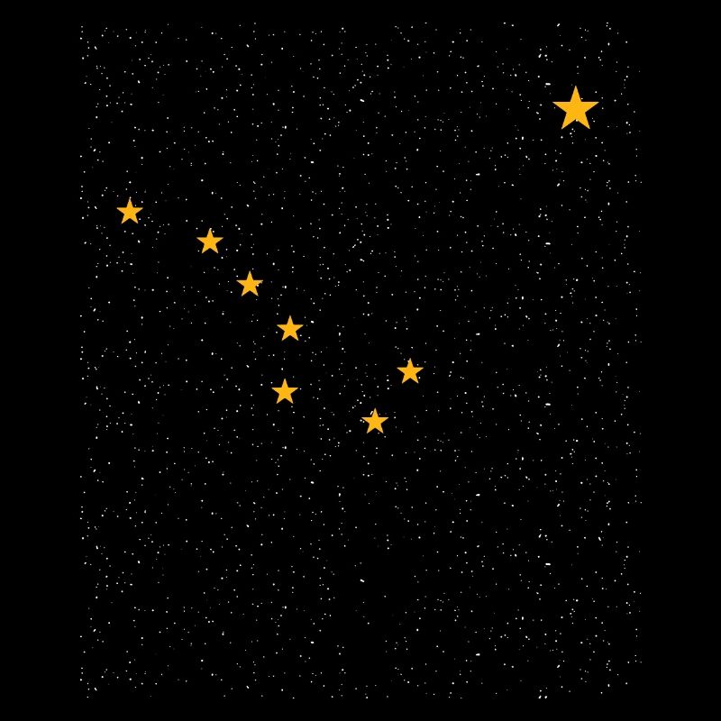 Drapeau de l'Alaska Grande Ourse Polaris
