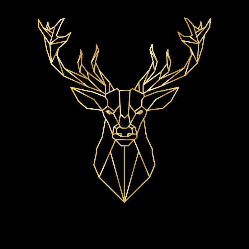 Golden deer gift idea