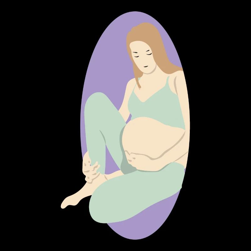 Cadeau de naissance bébé heureux bébé enceinte