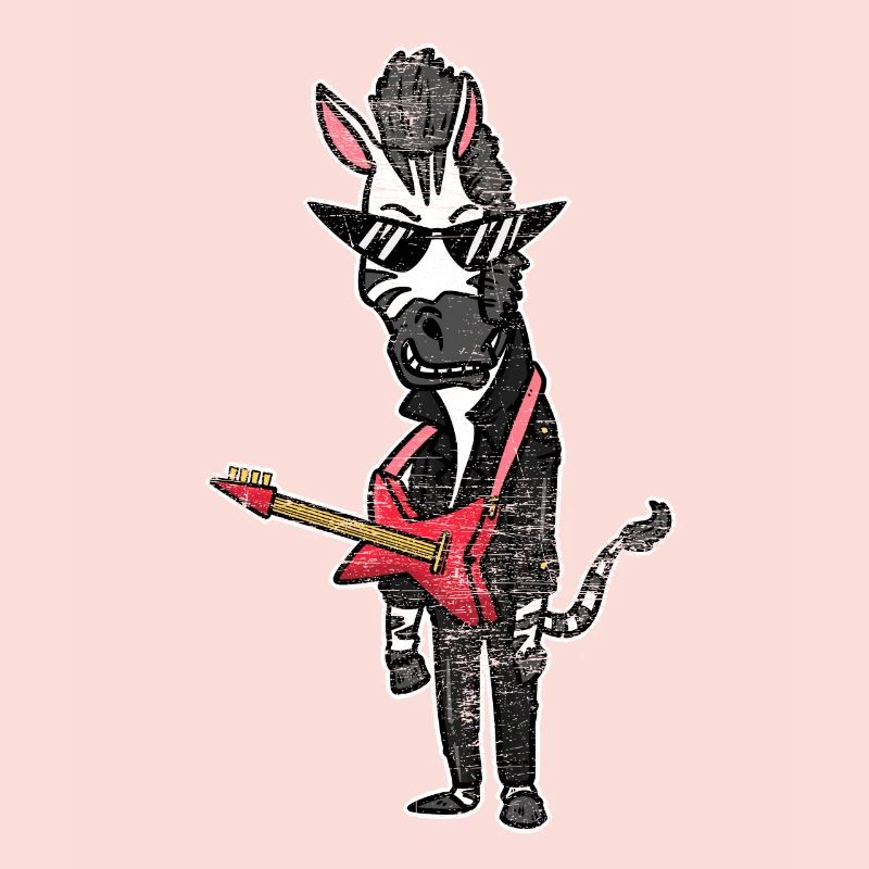 Zebra Rocker Geschenk