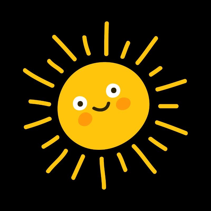 Été, soleil, soleil, vacances, rayon de soleil