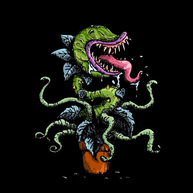 Carnivore Flower Design - fleischfressende Pflanze