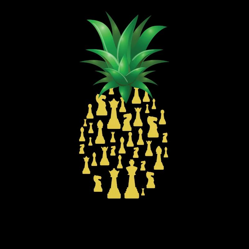 Schach - Schachfiguren Ananas