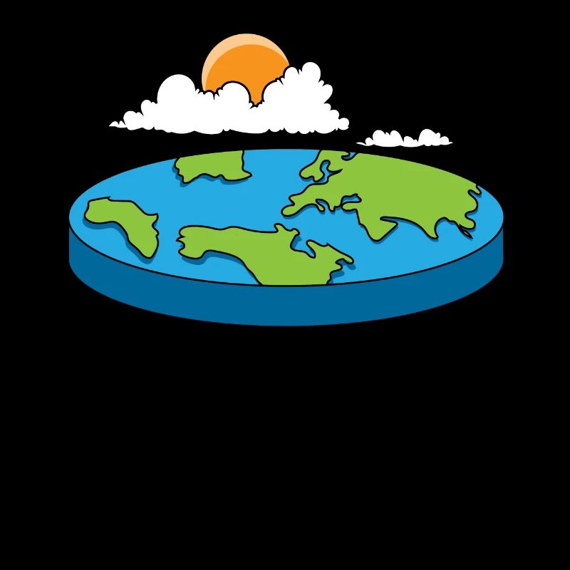 Flat earth globe sphere disk planet gift