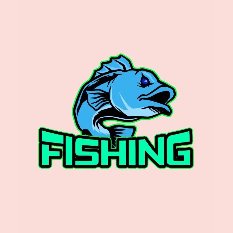 Fishing fish blue fish