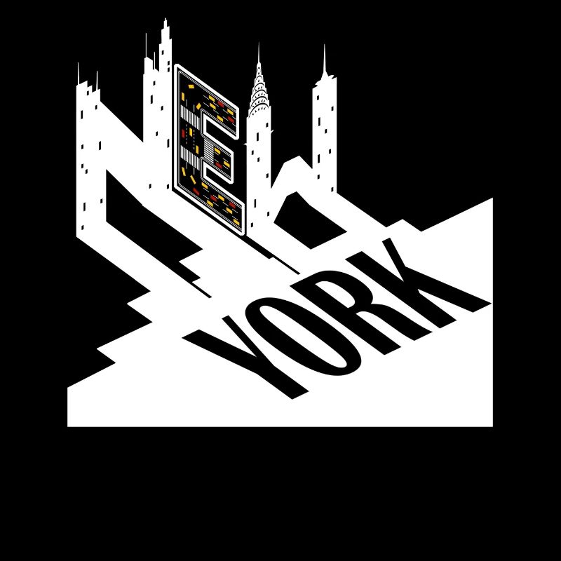 Conception typographique de New York City pour Big Apple