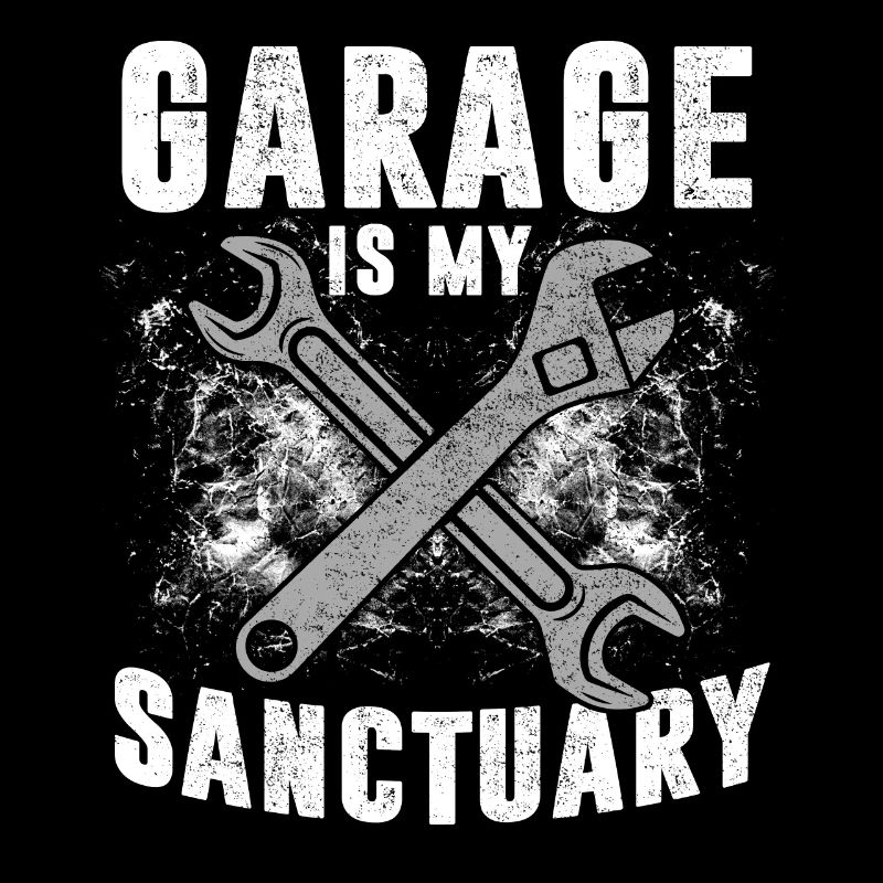 Funny witty garage workshop saying gift