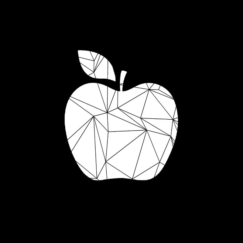 Geometrischer Apfel