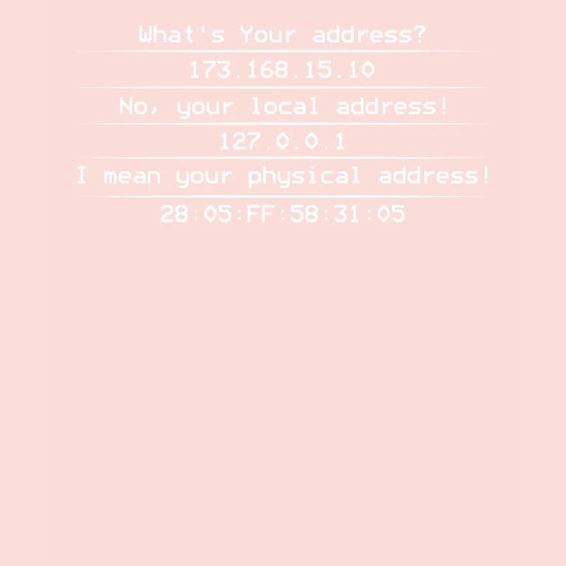 Computer IP Address Network Nerd Funny Gift