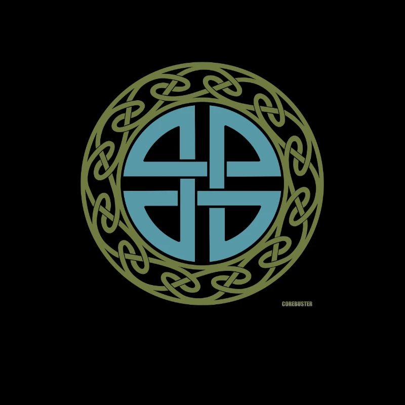 Celtic shield knot Thor protective symbol